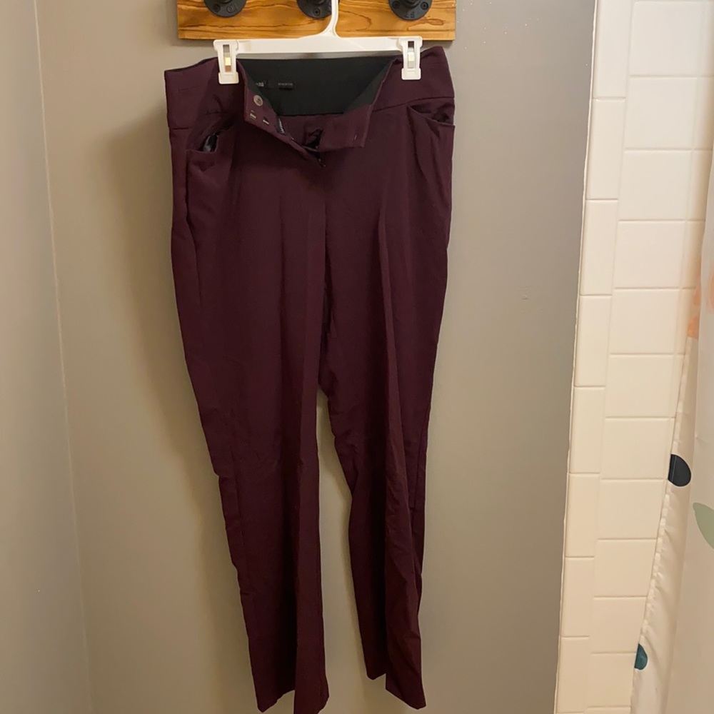 Maurices burgundy dress pants